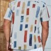 SHEIN Men Plus Geo Print Button Up Shirt