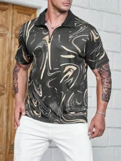 Men Plus Allover Print Polo Shirt -Man Plus Fashion 169217078034622be81d02e9b30ccee2a3899b54da thumbnail 405x552