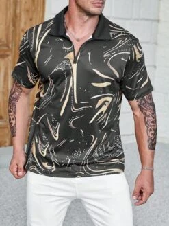 Men Plus Allover Print Polo Shirt -Man Plus Fashion 1692170782669ad8283bb093e37dcfac918895dc32 thumbnail 405x552