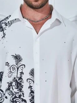 Manfinity Mode Men Plus Floral Print Shirt -Man Plus Fashion 16925905193883dc2032386307e1a5898f2ca9292a thumbnail 405x552